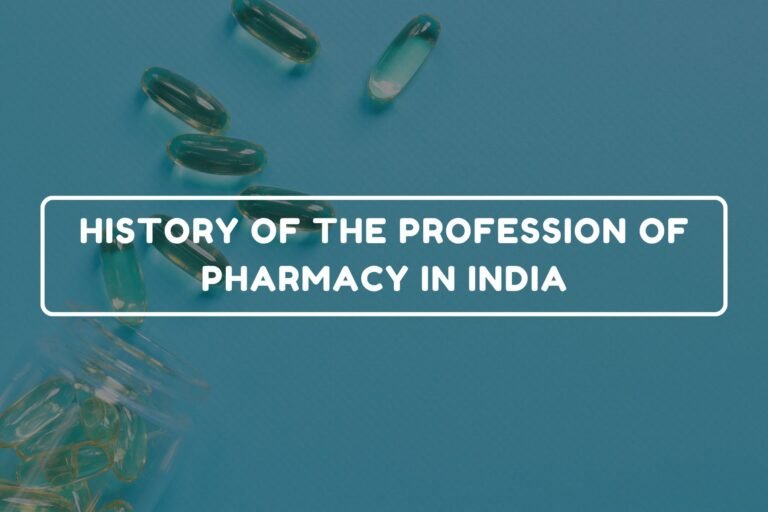 History Of The Profession Of Pharmacy – General Pharmacy chapter 1 notes