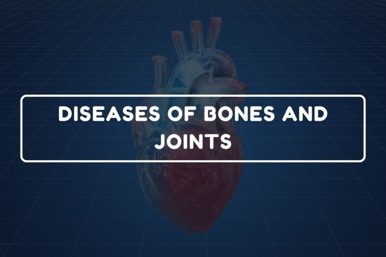 Diseases of Bones and Joints – B.Pharm HAP-I Chapter 13 diagram
