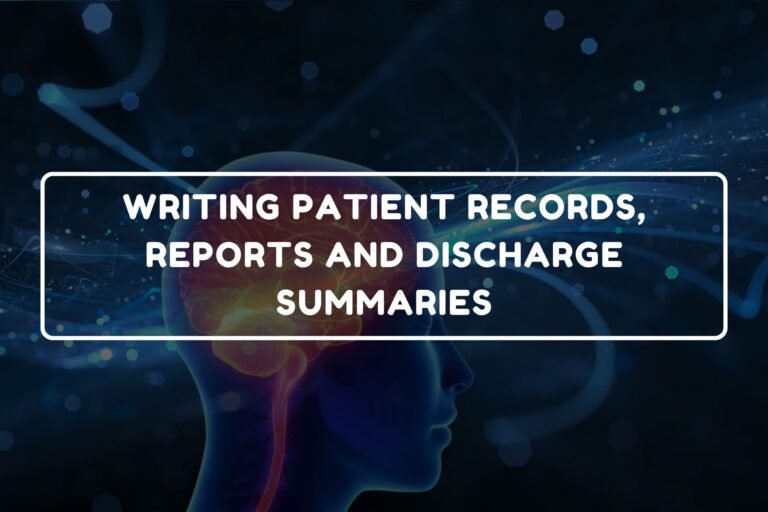 Written Communication and Clinical Documentation - B.Pharm Healthcare Psychology and Communication Skills chapter 19 notes